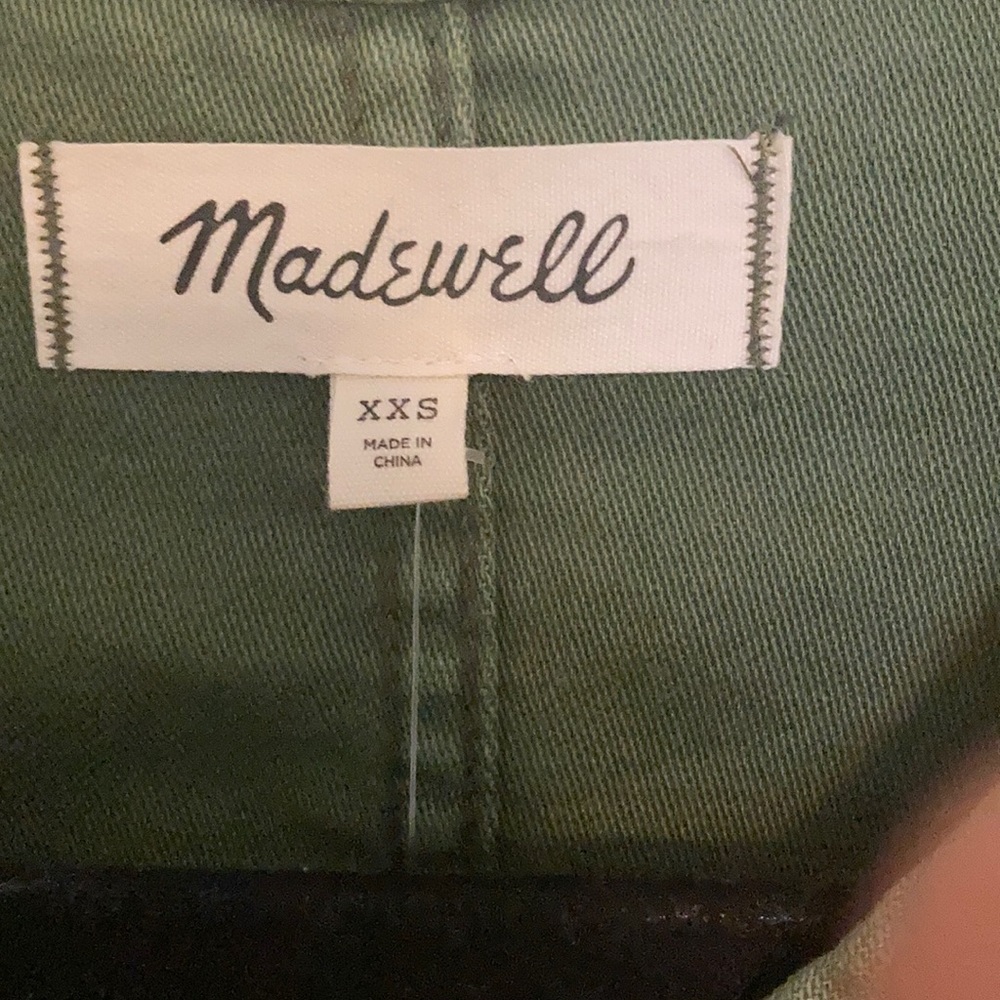 Madewell green jacket XXS - Picture 3 of 5